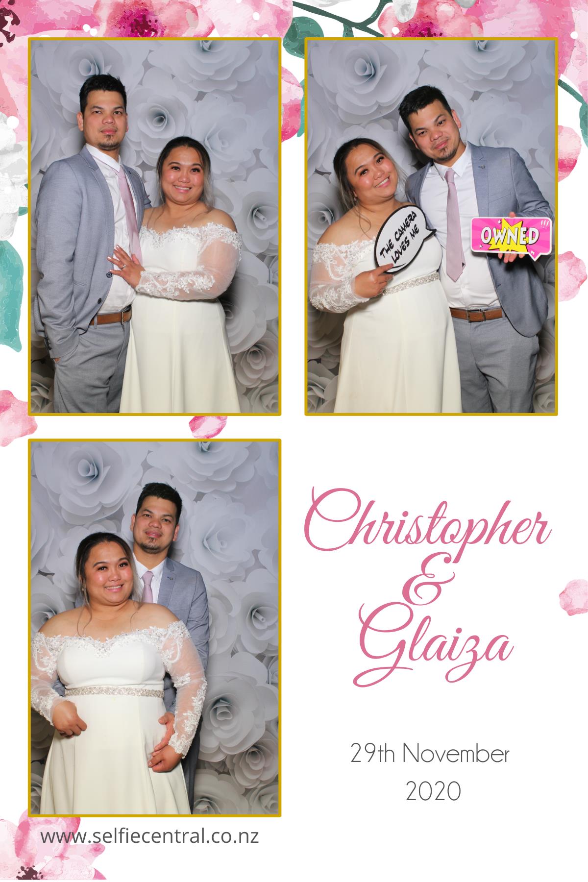 Christopher and Glaiza's Wedding | View more photos from the event at gallery.photobooth.co.nz/u/SelfieCentral/Christopher-and-Glaizas-Wedding